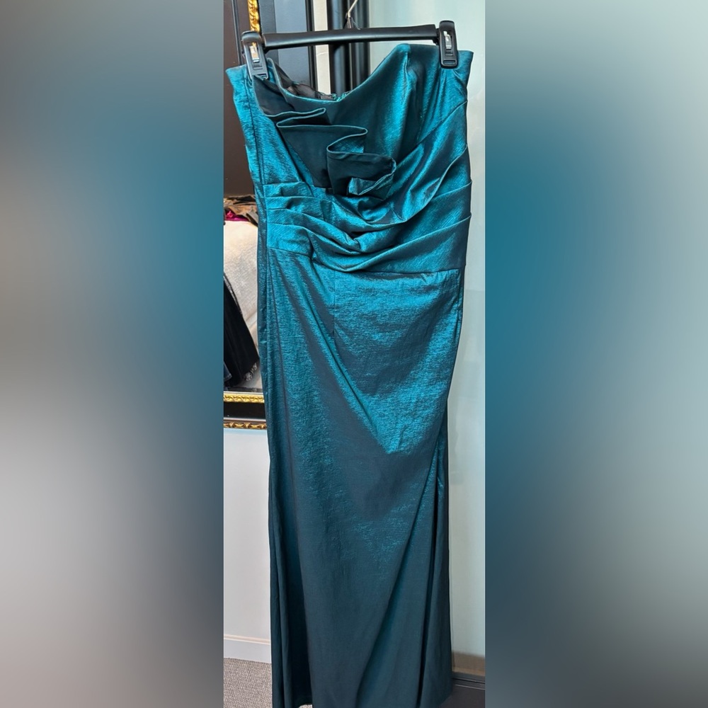 Elegant Teal Dress